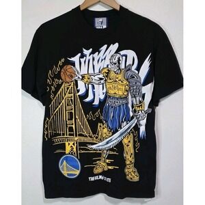 Warren Lotas "The Golden State" In Hand NBA Finals Drop Tee Shirt Men S Black